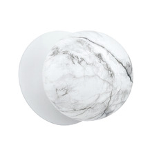 Lassie Marble Opal Glass Cool White LED Outdoor Wall Light